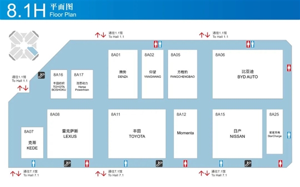 近1000家中外知名企业参加：2025上海车展展位图公布
