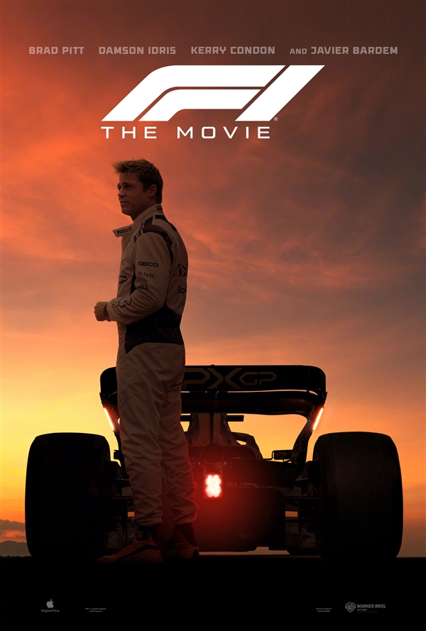 苹果打造！《F1：赛道风云》新预告/海报发布：皮特主演、汉密尔顿出演