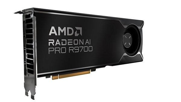 AMD RDNA4家族首款专业显卡：Radeon AI PRO R9700配32GB大显存 四卡128GB